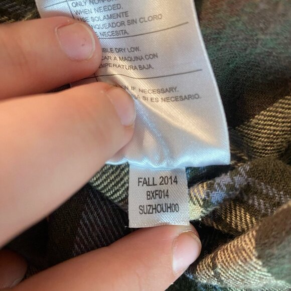 Field & Stream Button Down Men's Size Large Long Sleeve Plaid Brown Cream - Picture 7 of 10